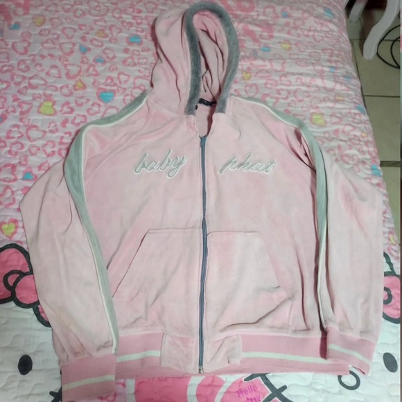 Baby Phat Pink velvour Jacket - Picture 1 of 6